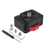 Piastra a sgancio rapido V-Mount Kit a sgancio rapido Supporto per fotocamera sportiva (copertura superiore + base)