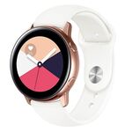 Cinturino per orologio in silicone con fibbia inversa universale Kalebol da 18 mm (bianco)