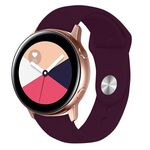 Cinturino per orologio in silicone con fibbia inversa universale Kalebol da 18 mm (rosso vino)