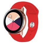 Cinturino per orologio in silicone con fibbia inversa universale Kalebol da 18 mm (rosso)