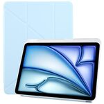 Per iPad Air 13 2025 / 2024 / Pro 12.9 ZGA Genre Series Custodia per tablet in pelle con cerniera a Y con slot per penna (blu)