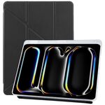 Per iPad Pro 13 2024 ZGA Genre Series Custodia per tablet in pelle con piega a Y e slot per penna (nero)