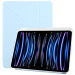 Per iPad Pro 11 2022/2021 ZGA Genre Series Custodia per tablet in pelle con piega a Y e slot per penna (blu)