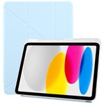 Per iPad 2025/2022 ZGA Genre Series Custodia per tablet in pelle con piega a Y e slot per penna (blu)