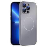 Per iPhone 13 Pro Custodia sottile in vetro AG con protezione MagSafe Skin-feel (grigio titanio)
