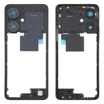 Per Xiaomi Redmi 13C 5G Cornice centrale originale (nero)