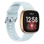 Cinturino in silicone con fibbia ad ardiglione Kalebol per Fitbit Versa 3/4 (azzurro chiaro)