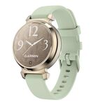 Per Garmin Lily 2 14mm Kalebol Pin Buckle Cinturino in silicone (verde chiaro)