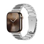 Cinturino per Apple Watch 42mm / 41mm / 40mm / 38mm Kalebol Tooling in lega di zinco (argento nero)