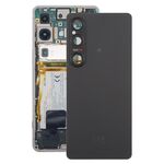 Per Sony Xperia 1 VI Cover posteriore batteria originale con copriobiettivo fotocamera (nero)