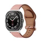 Per Samsung Galaxy Watch Ultra 47mm Kalebol Cinturino in Vera Pelle (Rosa)