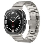 Per Samsung Galaxy Watch Ultra 47mm Kalebol One-bead Cinturino in acciaio inossidabile (titanio)