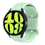 Cinturino per orologio in silicone con fibbia a farfalla e stampa leopardata Kalebol da 18 mm (blu verde acqua)