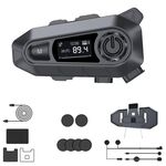 A1 IP67 Impermeabile Casco Moto Auricolare Bluetooth Riduzione Rumore, Specifiche: Microfoni Morbidi e Duri