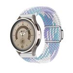 Cinturino per orologio con fibbia magnetica intrecciata in nylon Kalebol da 22 mm (viola)