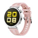 Cinturino per orologio in silicone composito Kalebol da 18 mm (rosa)
