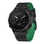 Per Garmin Fenix ​​7 22mm Kalebol Dot Hole Cinturino in silicone con sgancio rapido (nero verde)