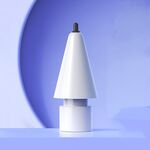 Per Apple Pencil 2/1 Punta elastica Punta morbida Punta di ricambio silenziosa, specifiche: HB Bianco