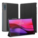 Per Lenovo Yoga Tab Plus DUX DUCIS Domo Series Custodia magnetica in pelle per tablet (nero)