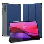 Per Lenovo Yoga Tab Plus DUX DUCIS Domo Series Custodia magnetica in pelle per tablet (blu)