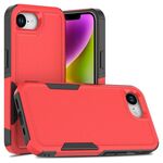Per iPhone 16e 2 in 1 PC + Custodia per telefono in TPU (rosso)