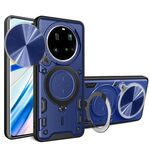 Per Xiaomi 15 Ultra CD Texture Custodia per telefono con supporto magnetico scorrevole Camshield (blu)