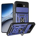 Per Google Pixel 9a Custodia per fotocamera scorrevole TPU+PC Custodia per telefono (blu)