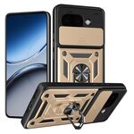 Per Google Pixel 9a Custodia per fotocamera scorrevole in TPU+PC (oro)