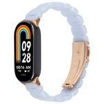 Per Xiaomi Smart Band 9/8 Cinturino in resina ovale (blu sirena)