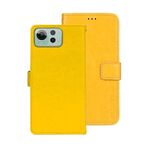 Per Asus Zenfone 12 Ultra idewei Crazy Horse Texture Custodia in pelle per telefono (giallo)