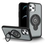 Per iPhone 12 Pro Max Custodia magnetica con supporto ad anello (grigio)