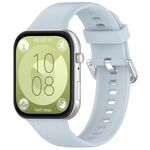 Per Huawei Watch Fit3 Kalebol Cinturino in silicone morbido (azzurro chiaro)