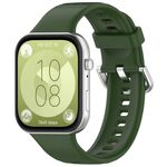 Per Huawei Watch Fit3 Kalebol Cinturino in silicone morbido (verde militare)