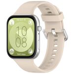 Per Huawei Watch Fit3 Kalebol Cinturino in silicone morbido (bianco avorio)