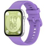 Per Huawei Watch Fit 3 Kalevol Cinturino in silicone con fibbia colorata (lilla)
