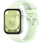 Per Huawei Watch Fit 3 Kalevol Cinturino in silicone con fibbia colorata (verde)