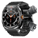 HAMTOD GT98 Cuffie Smart Watch, 1,53 pollici, Supporto Chiamata Bluetooth / NFC / Frequenza Cardiaca (Nero)