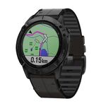 Per Garmin QuickFit 26mm Kalebol Quick Release cinturino in silicone e pelle (nero)