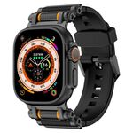 Per Apple Watch 46mm / 49mm / 45mm / 44mm Cinturino in silicone Armor Gear (nero)