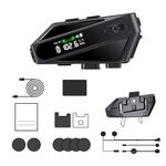 C6 IPX6 impermeabile LED illuminazione interfono wireless casco auricolare Bluetooth, specifiche: microfoni morbidi e duri