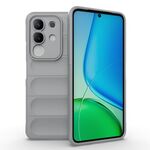 Per vivo Y29 4G Global / T4x 5G Magic Shield TPU + Custodia in flanella per telefono (grigio)