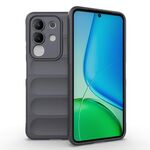 Per vivo Y29 4G Global / T4x 5G Magic Shield TPU + Custodia in flanella per telefono (grigio scuro)
