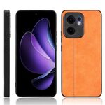 Per OPPO Reno13 F 4G / 5G Custodia per telefono con motivo a mucca e cuciture (giallo)