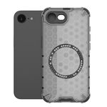 Per iPhone 16e Custodia antiurto con anello magnetico a nido d'ape (nero)