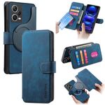 Per Redmi Note 12 Pro 5G CaseNeo MagSafe RFID Anti-furto Custodia in pelle retrò per telefono (blu)