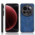 Per Xiaomi 15 Ultra Custodia per telefono con motivo a mucca e cuciture (blu)