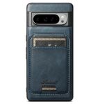 Per Google Pixel 9 Pro Suteni H15 Oil Eax Custodia per telefono con portafoglio staccabile in pelle (blu)
