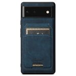 Per Google Pixel 9 Pro Suteni H16 Custodia per telefono con retro staccabile in pelle con texture Litchi (blu)