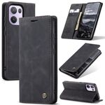 Per OPPO Reno13 Pro Global CaseMe 013 Custodia per telefono in pelle con flip orizzontale multifunzionale (nero)