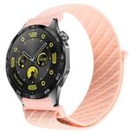 Cinturino per orologio con chiusura a strappo in nylon twill da 22 mm (sabbia rosa)